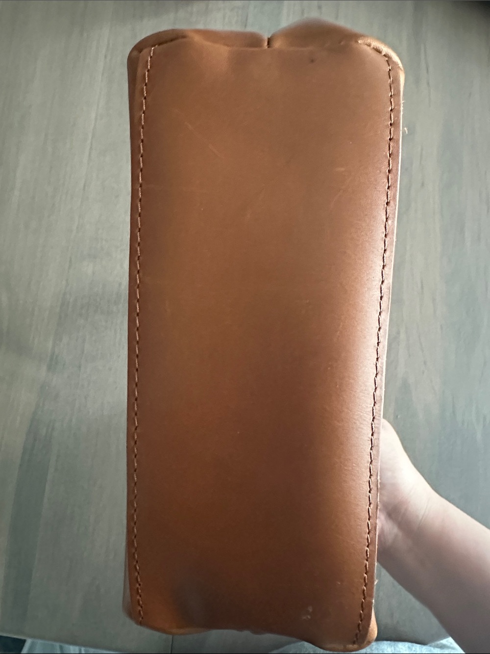 Portland leather goods raindrop crossbody bag - missing strap - Picture 3 of 7